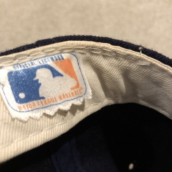 Vintage Atlanta Braves Fitted Cap Hat The Pro Wool Fitted 6 7/8 - Picture 7 of 9